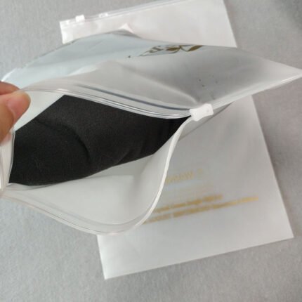 Eco-friendly Resealable Frosted Plastic Ziplock Bag