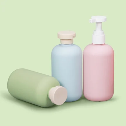 200ml HDPE Shampoo Bottle with Flip Top Pump for Cosmetic Applications